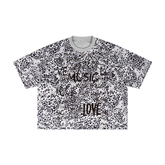LostLove x SPLURGE Leopard Print T-shirt