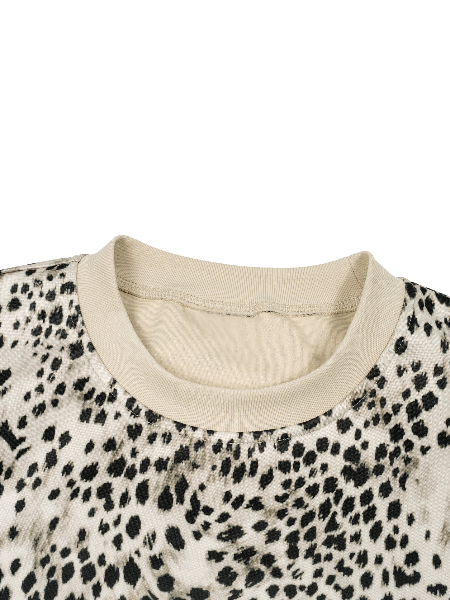 LostLove x SPLURGE Leopard Print T-shirt